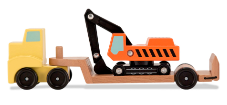 Melissa and Doug Trailer & Excavator