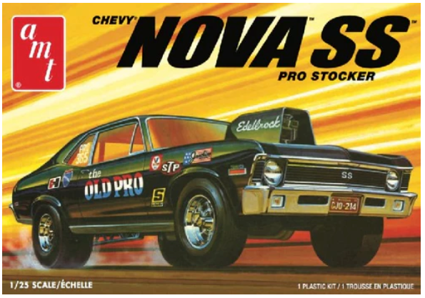AMT Model Kits AMT1142 1972 Chevy Nova SS'Old Pro'2T 1:25