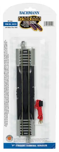 9" rerailer track