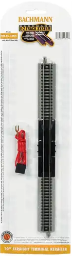 10" STRAIGHT TERMINAL RERAILER WITH WIRE