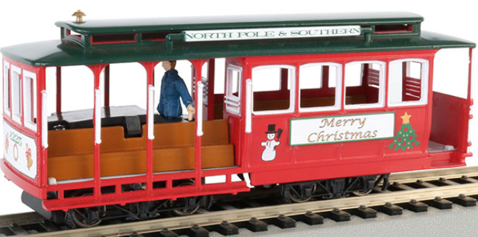 HO Scale Christmas cable car