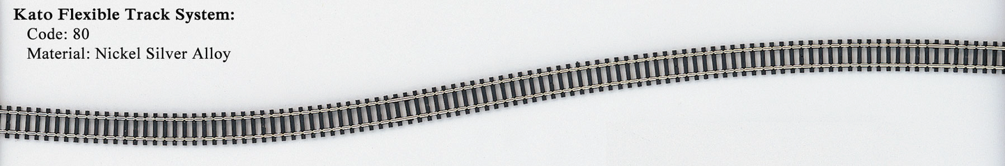 Kato Flexible Track System with code 80 on a white background