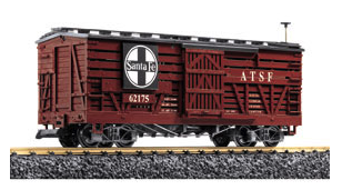 LGB 46680 G scale Santa Fe Stock Car