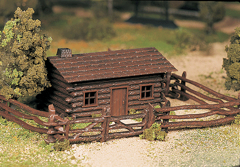 Mountain log cabin
