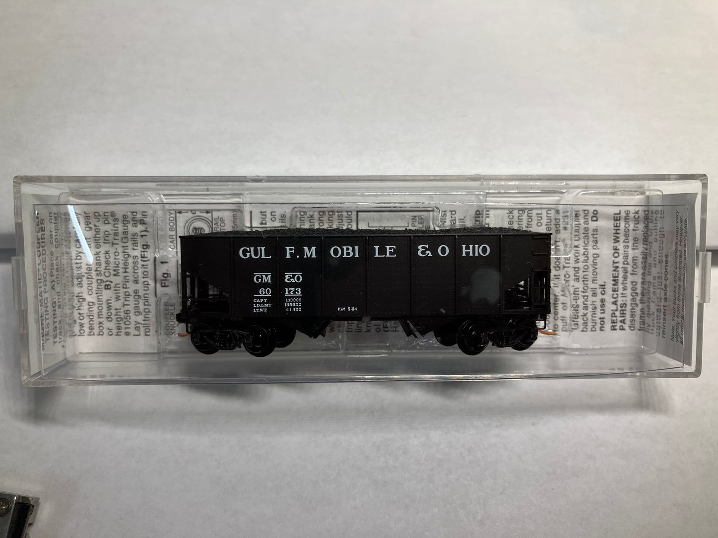 Micro Trains 05600290 Gulf, Mobile&Ohio 33' Twin Bay Hopper