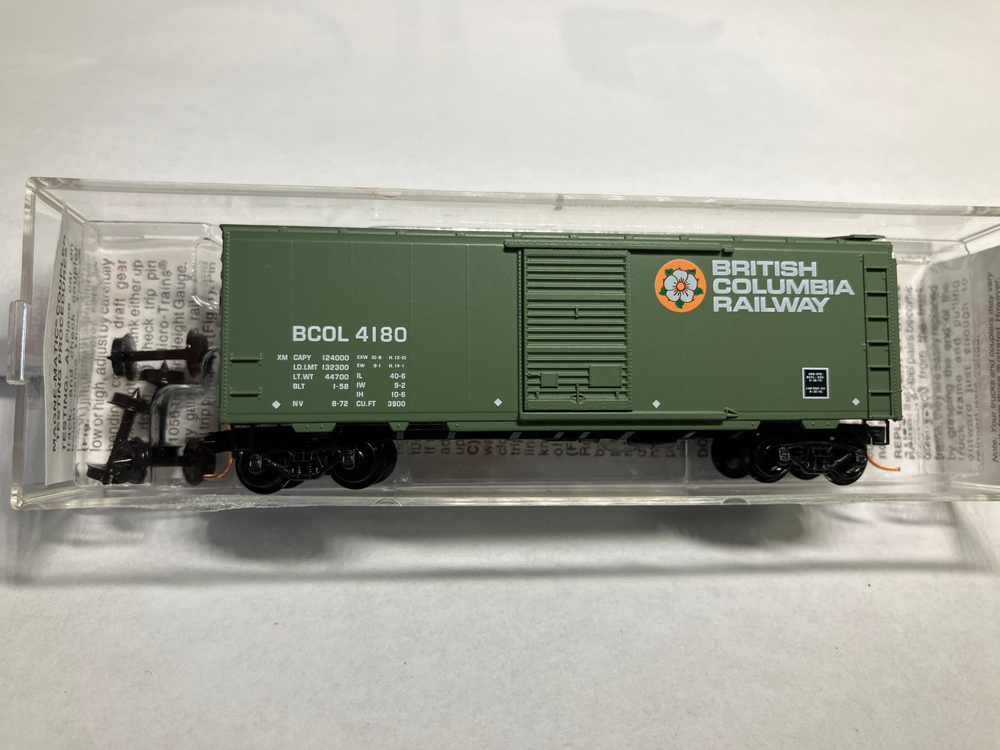 Micro Trains 20580 British Columbia Railway Box Car
