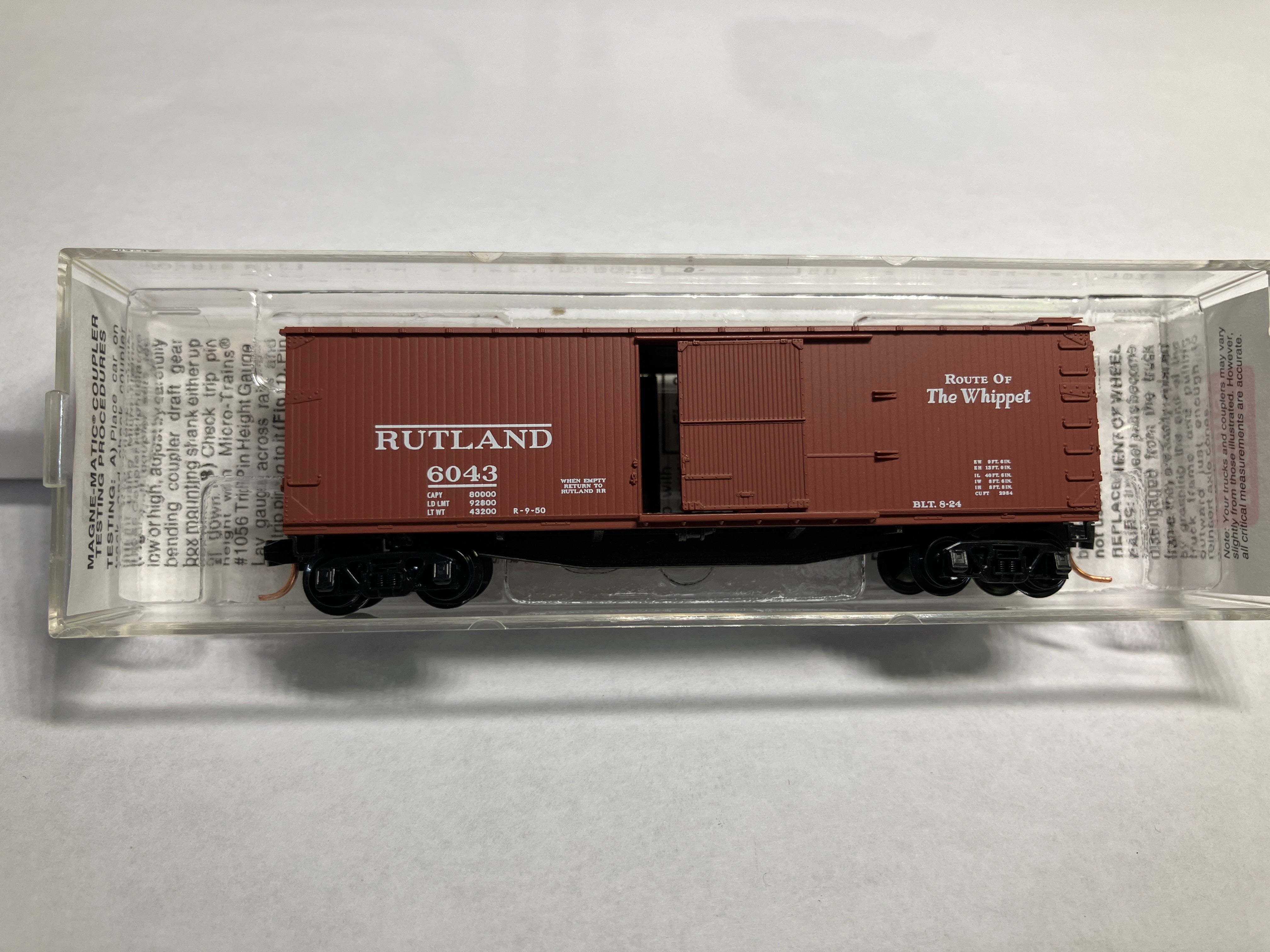 Micro Trains 39130 Rutland Box Car Andrew's Trains