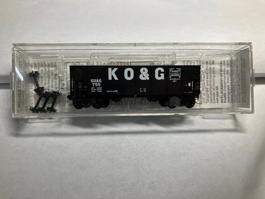 Micro Trains 56360 Kansas, Oklahoma &Gulf Hopper