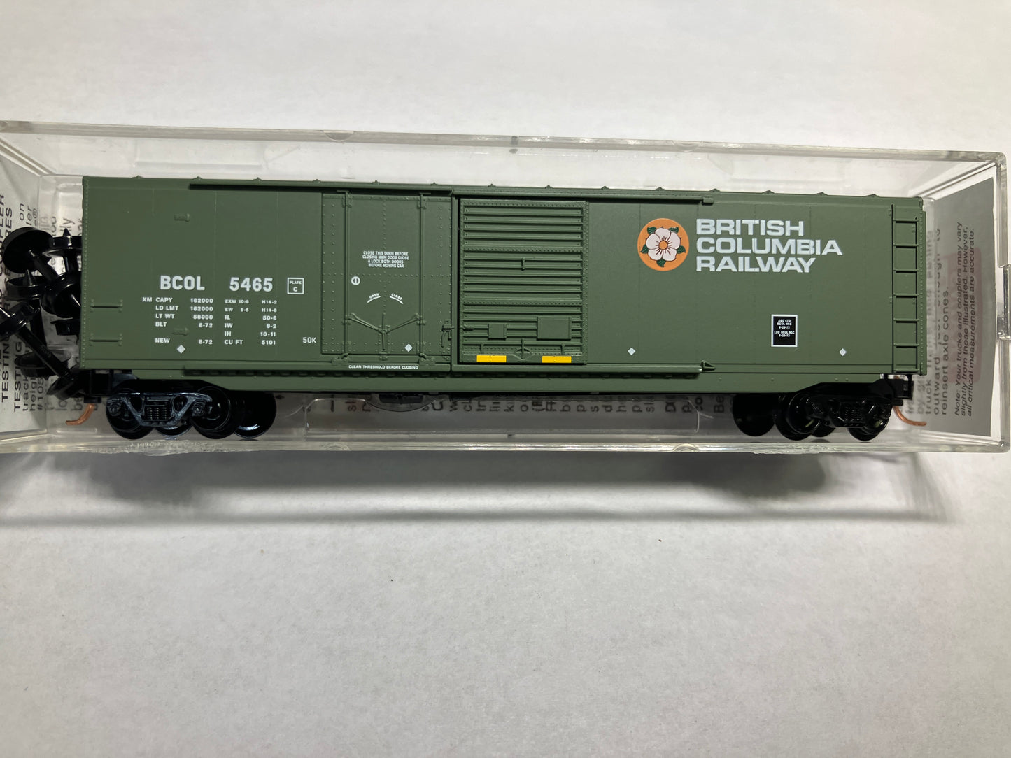 Micro Trains 76050 British Columbia Railway Box Car