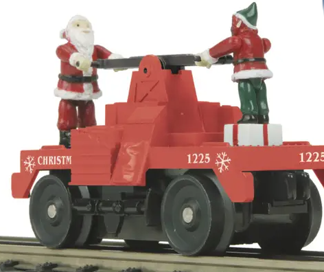 Christmas hand car
