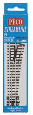 Peco Streamline N scale model railway track packaging