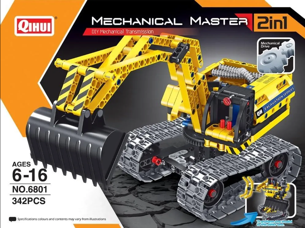 Qihui - Technic Excavator 2 in 1 | Set 6801