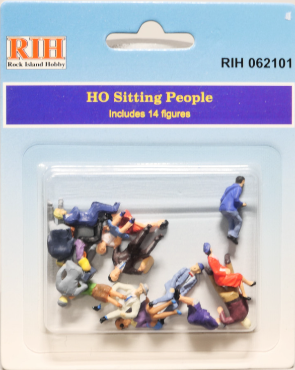 Rock Island Hobby 062101 Ho Sitting people