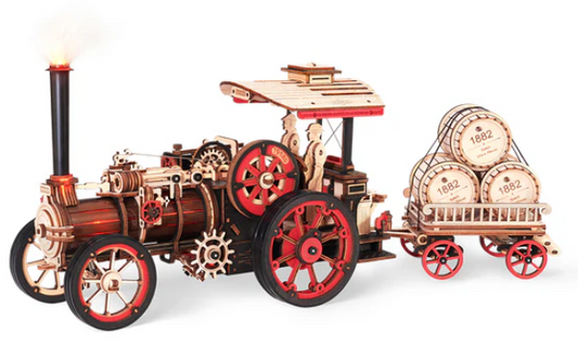 Steam engine with load