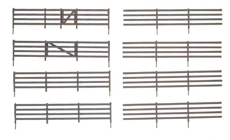 rail fence N scale