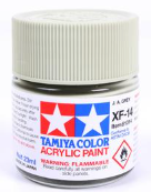 Tamiya color acrylic paint can with a white label