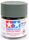 Tamiya Color acrylic paint can with gray color swatch