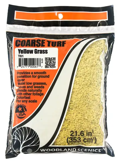 Yellow coarse turf