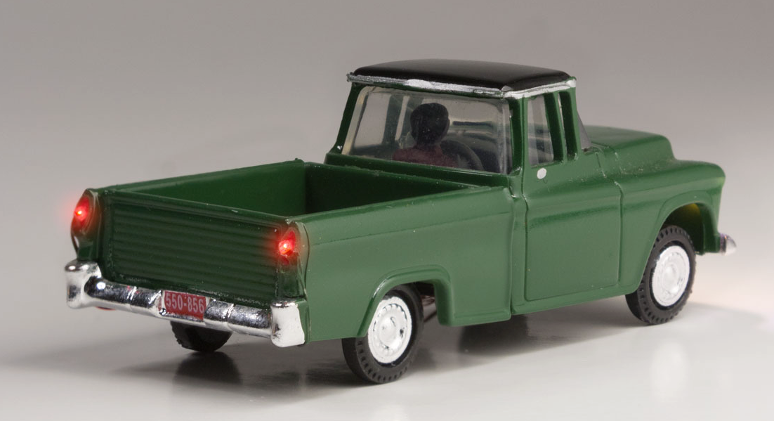 Green pickup tail lights