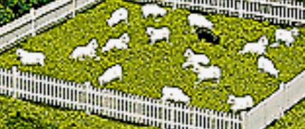 HO scale sheep