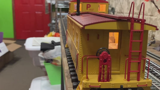 lighted caboose