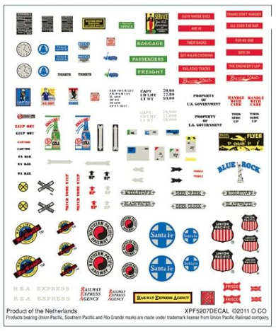 different train decals