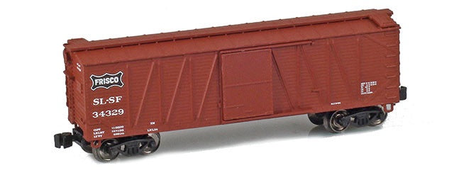 AZL 903101-1 40' SLSF Z Scale (Frisco) Outside Braced Boxcar #34329