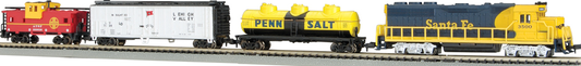 BACHMANN #24013 N SCALETHUNDER VALLEY / SANTA FE W/NICKEL SILVER E-Z TRACK SYSTEM