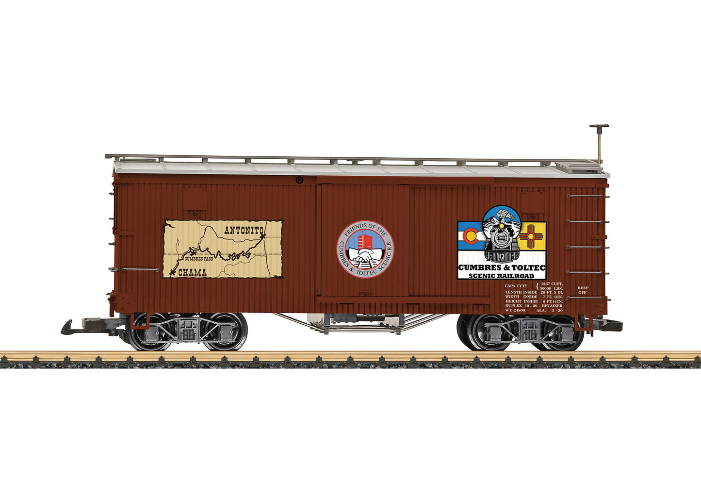 LGB 40671 G Scale Cumbres & Toltec RR Boxcar
