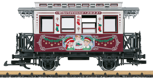 G Scale Christmas car