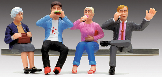 G Scale sitting figures