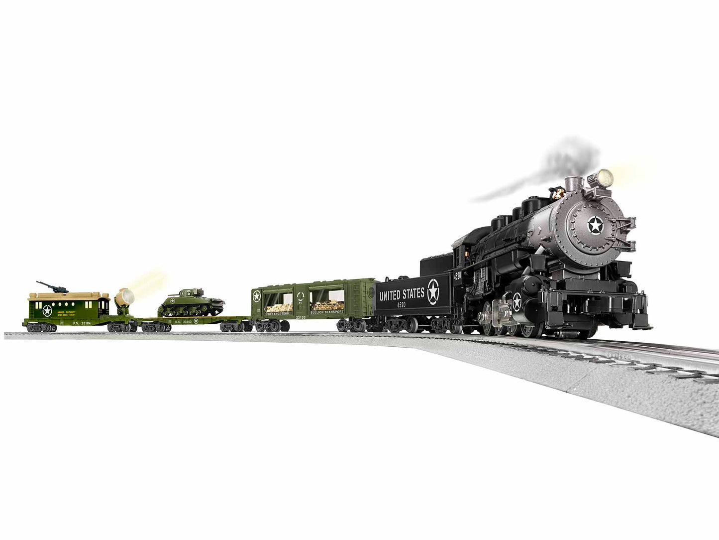Lionel 1923100 U.S STEAM LIONCHIEF SET W/ BLUETOOTH O Scale