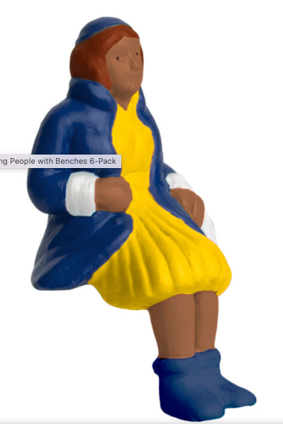 Lionel 1930190 Sitting People with Benches woman