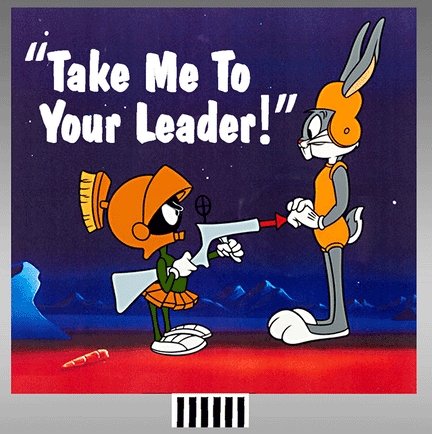 bugs bunny and martian billboard