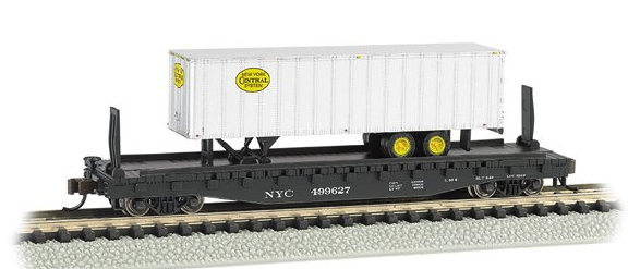 flatbed with trailer