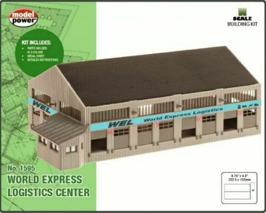 Model Power 1595 N Scale World Express Logistics Kit