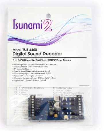 Soundtraxx Tsunami Sound Decoder 4 amp Steam TSU-4400 884009