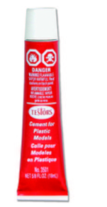 TES281218 Plastic Cement Tube 5/8 oz