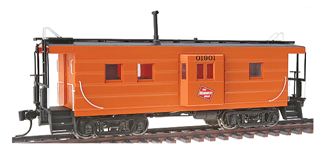 Walthers 932-7663 Milwaukee Road Rib-Side Caboose - Ready to Run - Platinum Line(TM) -- Milwaukee Road (1970s Scheme)