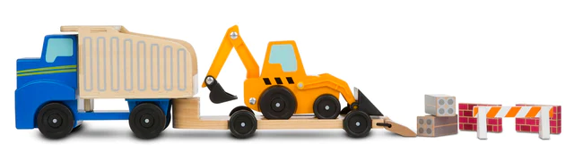 Melissa & Doug 2757 Classic Toy Dump Truck & Loader