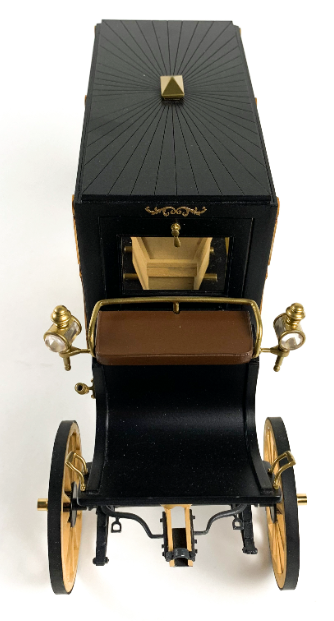 Model Trailways 1895 Horse-Drawn Hearse Wagon Wood & Metal Model Kit 1:12 Scale