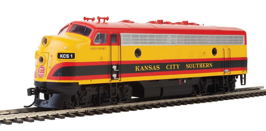 WalthersMainline EMD F7 A-B Set - ESU Sound and DCC -- Kansas City Southern #1 Shreveport, #3 Pittsburg