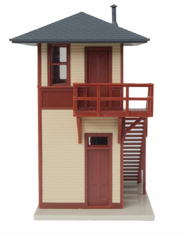 WalthersTrainline Part # 931-810 HO Trackside Signal Tower -- Assembled - 2-7/8 x 2-3/16 x 3-1/4" 7.3 x 5.5 x 8.2cm