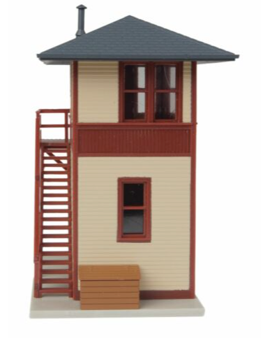 WalthersTrainline Part # 931-810 HO Trackside Signal Tower -- Assembled - 2-7/8 x 2-3/16 x 3-1/4" 7.3 x 5.5 x 8.2cm