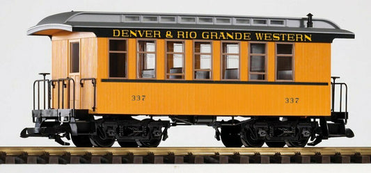 PIKO 38610 D&RGW WOOD COACH #337 (G-SCALE)