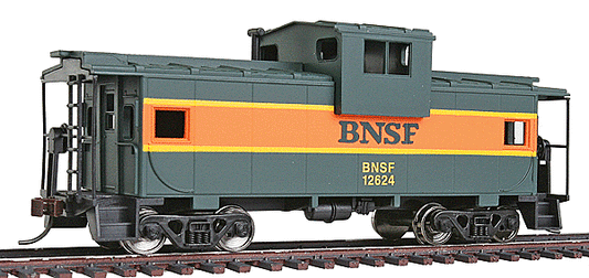 WalthersTrainline (HO) Part # 931-1520 Wide-Vision Caboose - Ready to Run -- Burlington Northern & Santa Fe