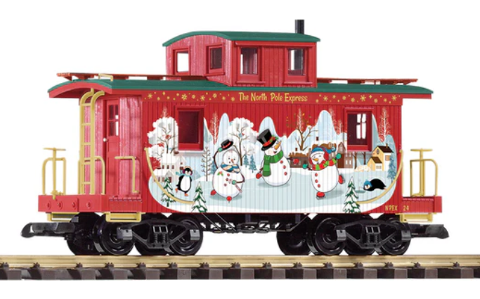 PIKO 38967 Christmas Wood Caboose (G-Scale)