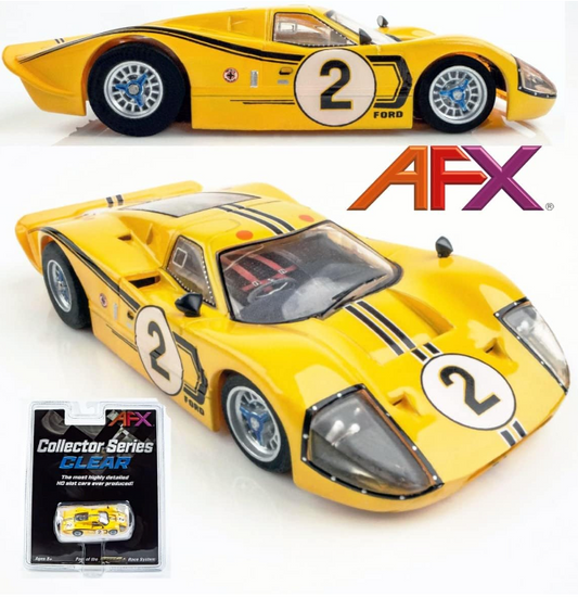 AFX/Racemasters Ford GT40 MkIV #2 AFX22014 HO Slot Racing Cars