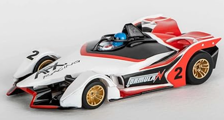 AFX/Racemasters Mega G+ Formula N Blk/Red/White AFX22015 HO Slot Racing Cars