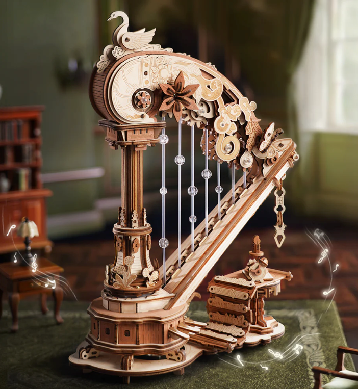 Harp music box